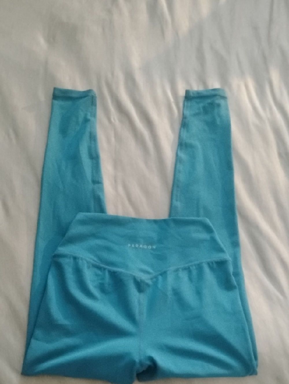PARAGON Aqua Blue High-Rise Leggings